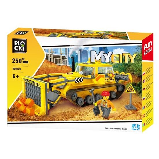 Blocki stavebnice MyCity stavební buldozer 250 dílků