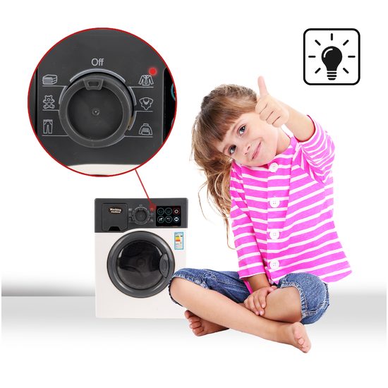 Dětská automatická pračka na baterie Washing Machine