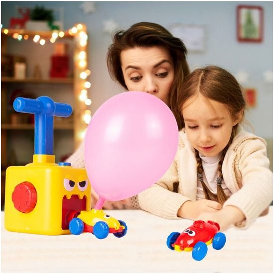 Odpalovač autíček s nafukovacími balónky Balloon Car