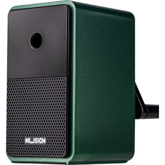 Strouhátko na tužky s kličkou, se zásobníkem a nastavitelným ostřím, zelená