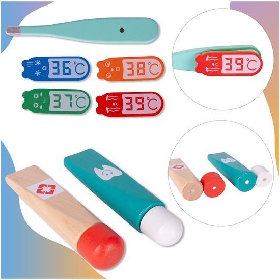 Velká dřevěná souprava Malý zubař