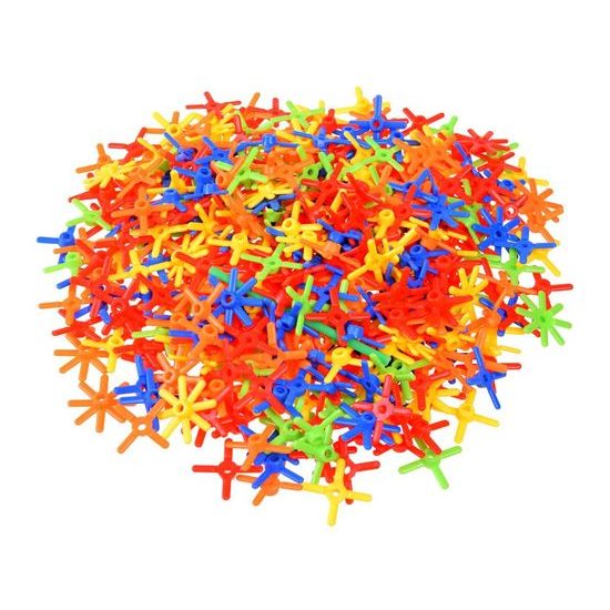 Kreativní stavebnice ze slámek Mini Straws Blocks 1000 dílků