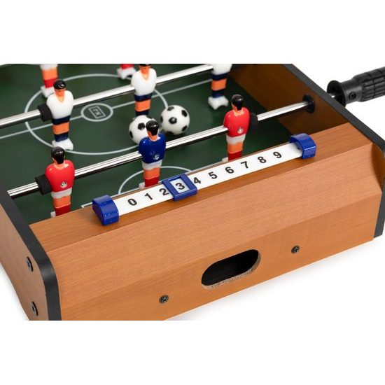 Ecotoys stolní fotbálek 50x30 cm hnědý