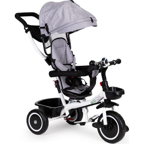 Ecotoys dětská tříkolka s otočným sedadlem S360 šedá