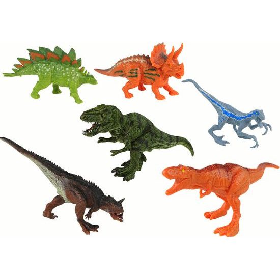 Dětská sada vozidel a dinosaurů 8 ks