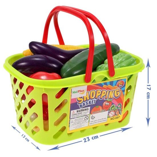 Sada zeleniny v košíku Shopping Basket