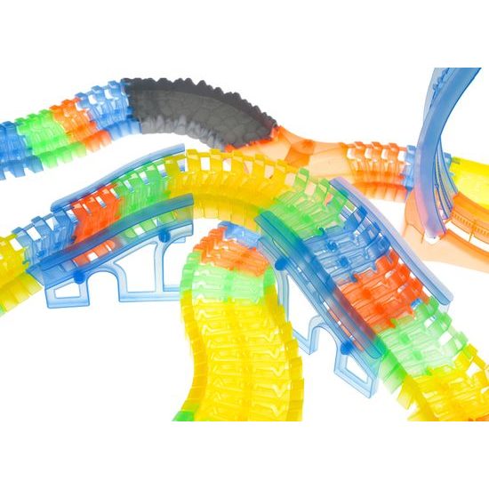 Svítící autodráha s autíčkem na baterie 227 dílků Variable Tracks