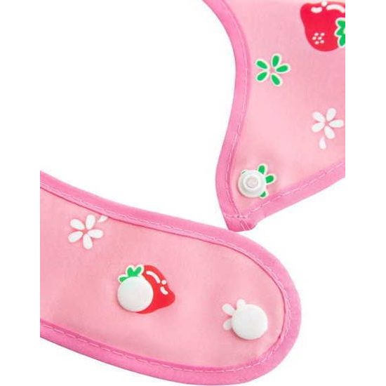 Plastový bryndáček Medvídek Hasič, modrý