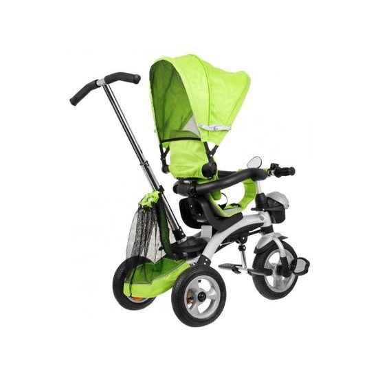 Majlo Toys dětská tříkolka 3v1 Sportrike AIR s nafukovacími koly zelená