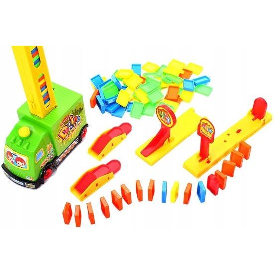 Veselé domino s autíčkem na baterie Funny Car