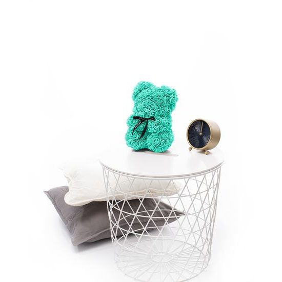 Medvídek z růží mintový Rose Bear 25 cm