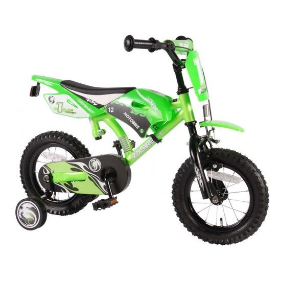 Dětské kolo Volare Motobike Green 12"