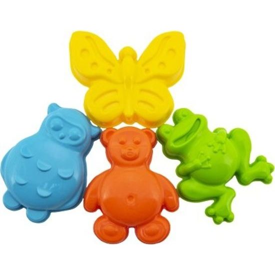 Formičky - Bábovky na písek - zvířátka 4 ks