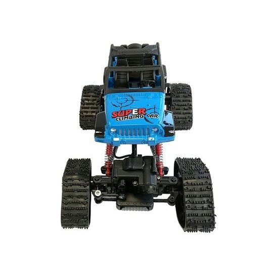 Auto na dálkové ovládání 4x4 s výměnnými koly Super Climber 1:18 modré