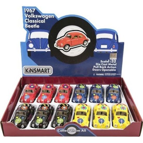 Auto Kinsmart VW Classical Beetle - mix 4 barvy