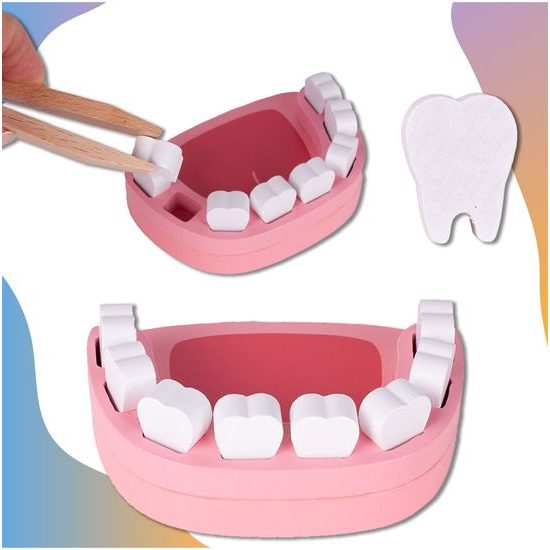 Velká dřevěná souprava Malý zubař