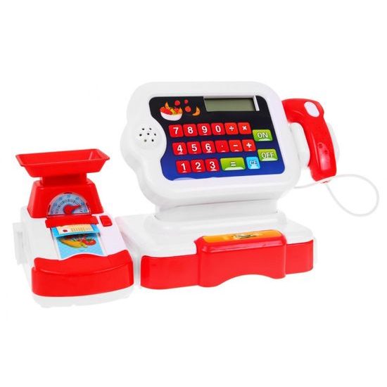 Dětská elektronická pokladna s kalkulačkou Funny Cashier