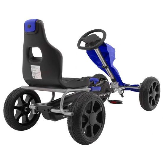 Dětská šlapací motokára Formule Grand modrá