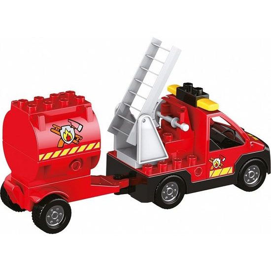Blocki Mubi stavebnice Hasičská stanice se světlem a zvukem 48 dílů