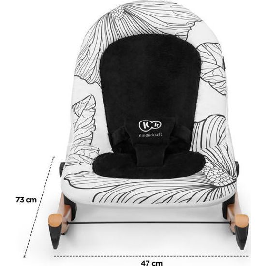 Kolébka Kinderkraft Finio dřevěná černá