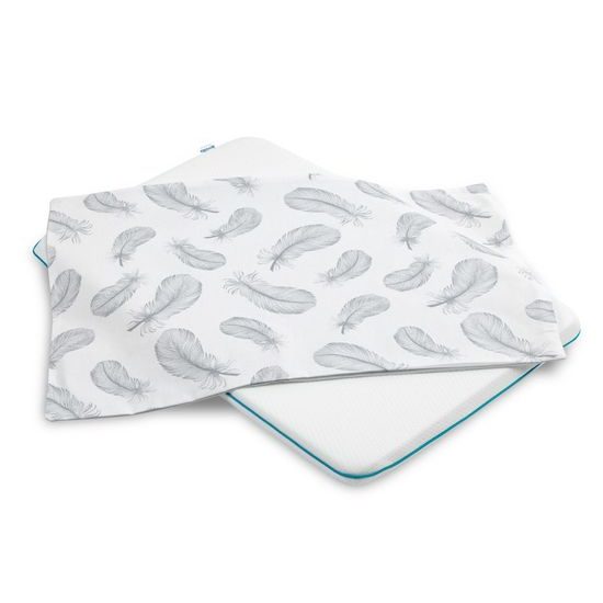 Polštář do postýlky Memory bílý