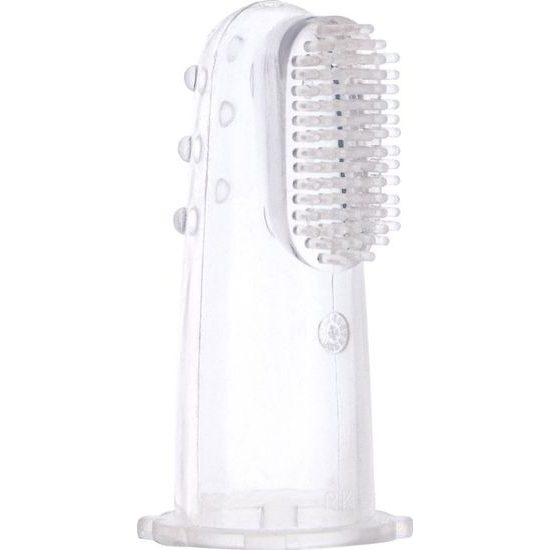 CANPOL 56/159 První zubní kartáček s masážními vložkami v nádobce