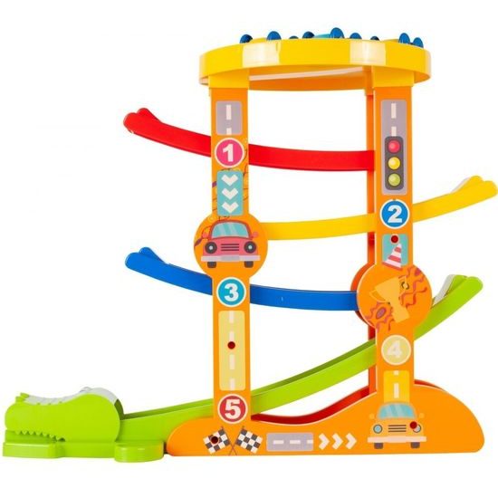 Skluzavka se 6 autíčky Krokodýl