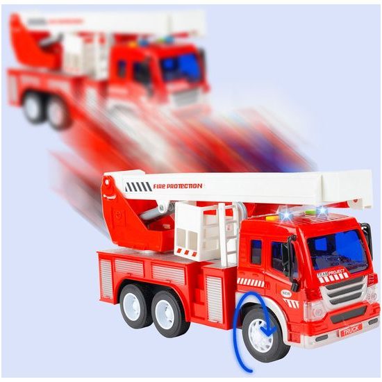 Dětské požární auto se světly a zvuky City Service 1:16