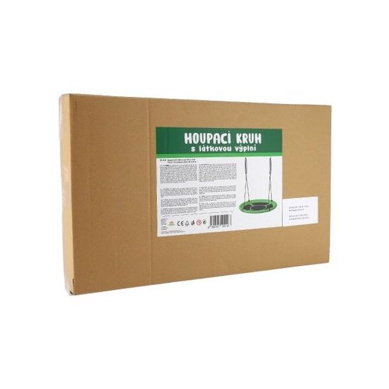 Houpací kruh zelený 80 cm - látková výplň