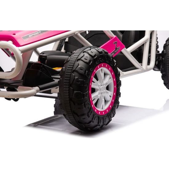 Elektrické autíčko Buggy A8812 24V růžové