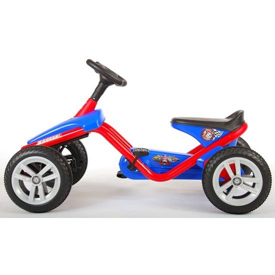 Volare dětská šlapací motokára Paw Patrol červenomodrá