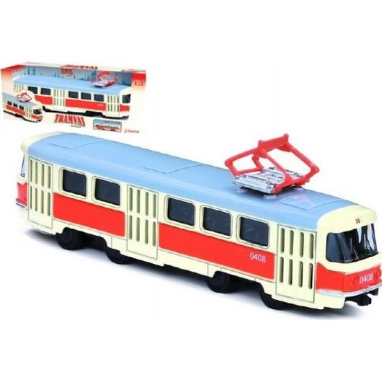 Tramvaj Tatra T3 česká, retro - na zpětný chod