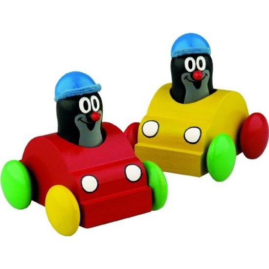 Pískající krtek v autíčku