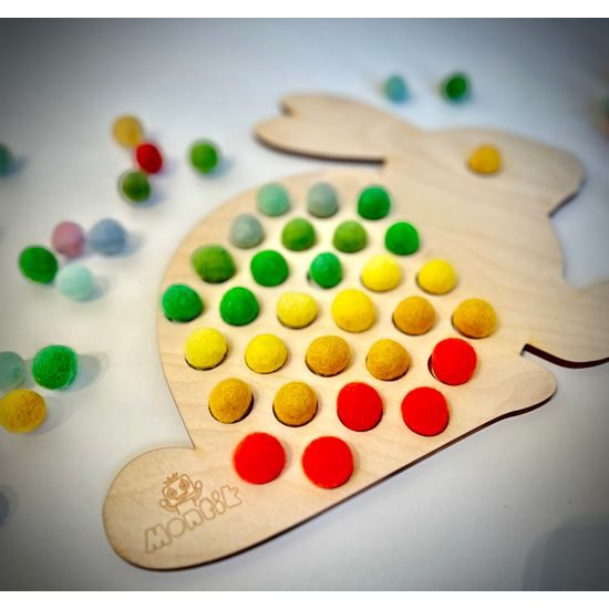 Vkládací motorické zvířátko - zajíc