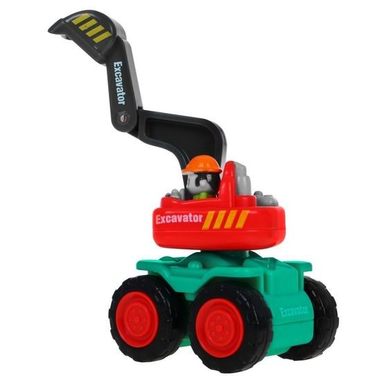 Huile Toys sestava 6 kusů stavebních autíček Construction Vehicle