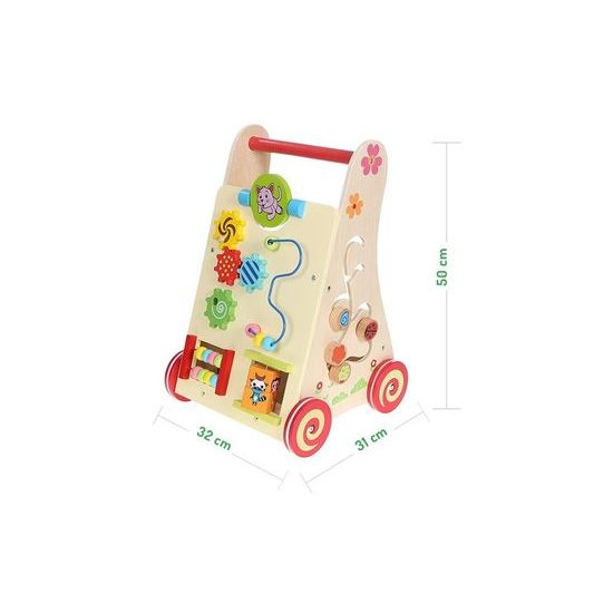Ecotoys dětské dřevěné chodítko