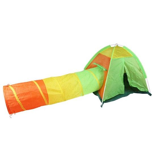 Ecotoys dětský stan 2v1 s tunelem