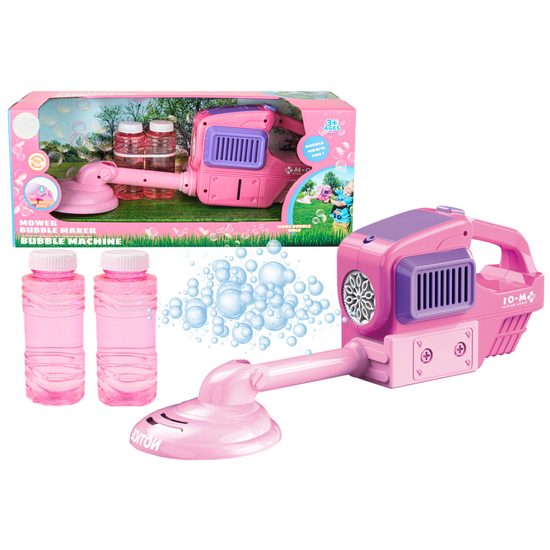 Detský bublifuk Strunová kosačka - ružová