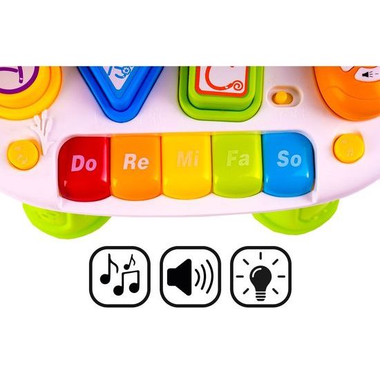 Interaktivní chodítko 5v1 s hracím stolečkem Music Stroller