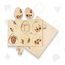 Vejce - edukativní dřevěné puzzle - ČESKÁ VERZE