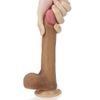 LoveToy Kétrétegű Platinum Szilikon Dildo 8″