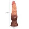 Lovetoy 9,5″ (24,5 cm) Kétrétegű Platina Szilikon Dildo