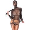 Bad Kitty Net Basque with Head Mask & Long Sleeves Set