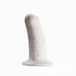 Biird Boo rugalmas dildó tapadókoronggal 14 × 5 cm