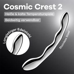 Cosmic Crest 2 - rozsdamentes acél dildó