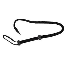 ZADO fekete velúrbőr korbács 90 cm