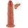 Realistixxx Real Skin Két Sűrűségű Dildo 20,5 cm Bőrszín
