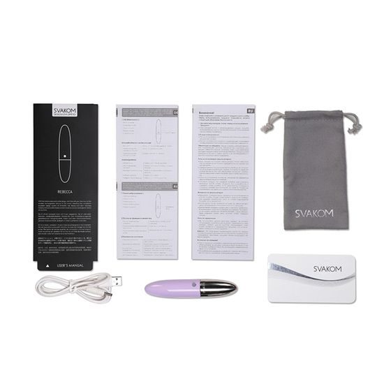 Svakom - Rebecca Vibrátor Halvány Lila