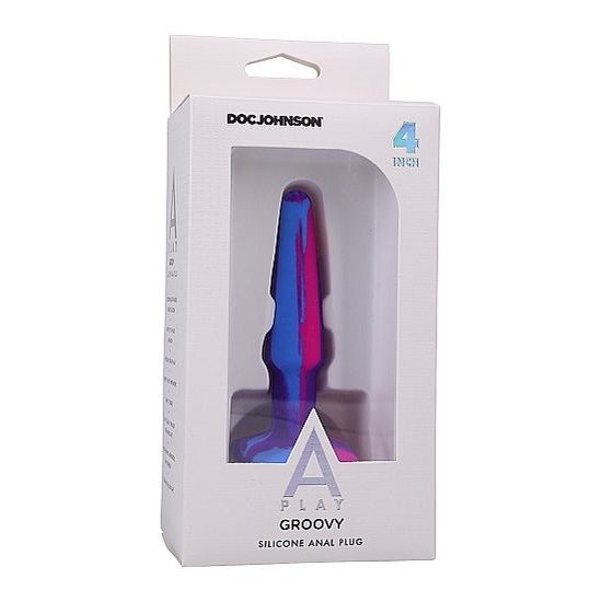 Doc Johnson A-play Groovy Szilikon Anál Plug 10 cm