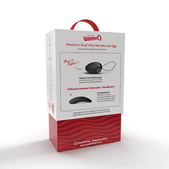 A Screaming O - Prémium Kettős Vibrációs Távirányító & Tojás